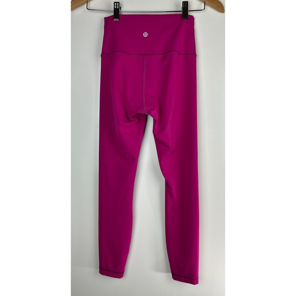 Lululemon Wunder Train High-Rise Tight 25" Ripened Raspberry Pink Women's Size 4 - Picture 13 of 16